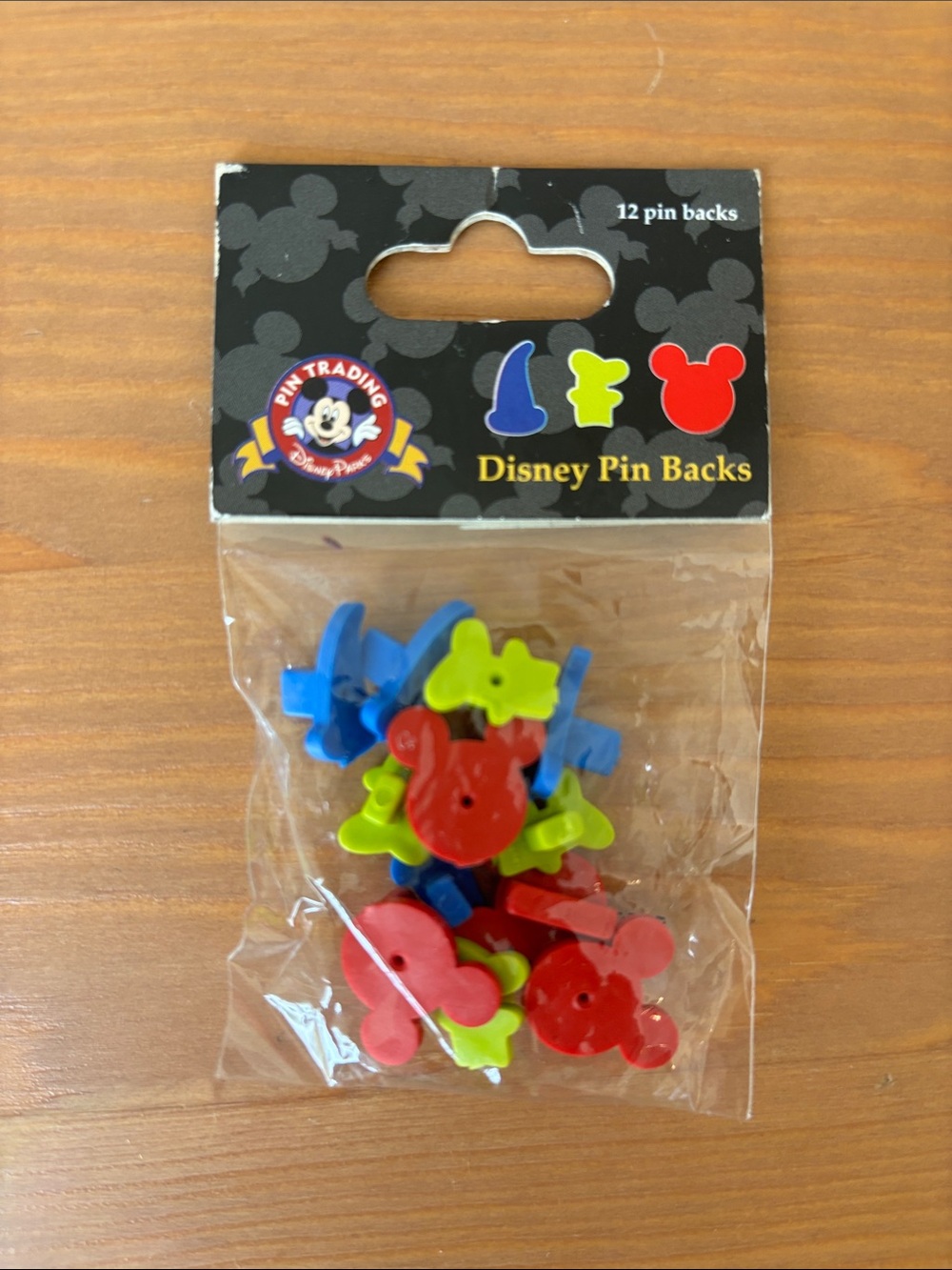 Disney Pin Backs Authentic Disneyland New in packaging Mickey Mouse